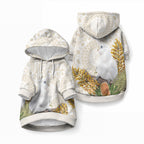 Australia Little Corella Pet Hoodie Cacatua Sanguinea Western Grevillea Aboriginal Art