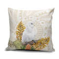 Australia Little Corella Pillow Cover Cacatua Sanguinea Western Grevillea Aboriginal Art - Aussie Hoodie