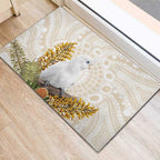 Australia Little Corella Rubber Doormat Cacatua Sanguinea Western Grevillea Aboriginal Art - Aussie Hoodie