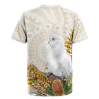 Australia Little Corella Rugby Jersey Cacatua Sanguinea Western Grevillea Aboriginal Art - Aussie Hoodie