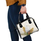 Australia Little Corella Shoulder Handbag Cacatua Sanguinea Western Grevillea Aboriginal Art - Aussie Hoodie