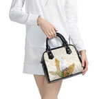 Australia Little Corella Shoulder Handbag Cacatua Sanguinea Western Grevillea Aboriginal Art - Aussie Hoodie