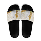 Australia Little Corella Slide Sandals Cacatua Sanguinea Western Grevillea Aboriginal Art - Aussie Hoodie