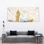 Australia Little Corella Tapestry Cacatua Sanguinea Western Grevillea Aboriginal Art - Aussie Hoodie
