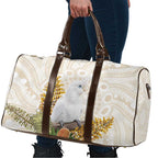 Australia Little Corella Travel Bag Cacatua Sanguinea Western Grevillea Aboriginal Art - Aussie Hoodie