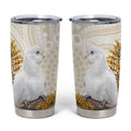 Australia Little Corella Tumbler Cup Cacatua Sanguinea Western Grevillea Aboriginal Art - Aussie Hoodie