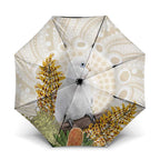 Australia Little Corella Umbrella Cacatua Sanguinea Western Grevillea Aboriginal Art - Aussie Hoodie