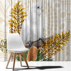 Australia Little Corella Window Curtain Cacatua Sanguinea Western Grevillea Aboriginal Art - Aussie Hoodie