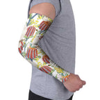 Little Corella Australia Cockatoo Arm Sleeves Cacatua Sanguinea Banksia Seamless White - Aussie Hoodie