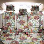 Little Corella Australia Cockatoo Back Car Seat Cover Cacatua Sanguinea Banksia Seamless White - Aussie Hoodie
