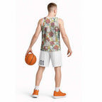 Little Corella Australia Cockatoo Basketball Jersey Cacatua Sanguinea Banksia Seamless White - Aussie Hoodie