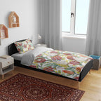 Little Corella Australia Cockatoo Bedding Set Cacatua Sanguinea Banksia Seamless White - Aussie Hoodie