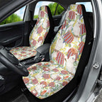 Little Corella Australia Cockatoo Car Seat Cover Cacatua Sanguinea Banksia Seamless White - Aussie Hoodie