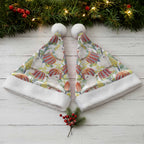 Little Corella Australia Cockatoo Christmas Santa Hat Cacatua Sanguinea Banksia Seamless White - Aussie Hoodie