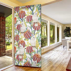 Little Corella Australia Cockatoo Door Cover Cacatua Sanguinea Banksia Seamless White - Aussie Hoodie