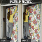 Little Corella Australia Cockatoo Door Cover Cacatua Sanguinea Banksia Seamless White - Aussie Hoodie