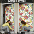 Little Corella Australia Cockatoo Door Cover Cacatua Sanguinea Banksia Seamless White - Aussie Hoodie
