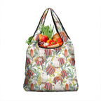 Little Corella Australia Cockatoo Grocery Bag Cacatua Sanguinea Banksia Seamless White - Aussie Hoodie