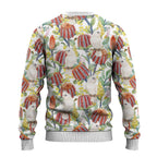 Little Corella Australia Cockatoo Ugly Christmas Sweater Cacatua Sanguinea Banksia Seamless White - Aussie Hoodie