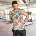 Little Corella Australia Cockatoo Men Tank Top Cacatua Sanguinea Banksia Seamless White - Aussie Hoodie