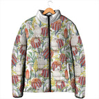 Little Corella Australia Cockatoo Padded Jacket Cacatua Sanguinea Banksia Seamless White - Aussie Hoodie