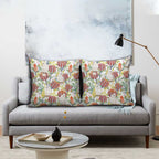 Little Corella Australia Cockatoo Pillow Cover Cacatua Sanguinea Banksia Seamless White - Aussie Hoodie
