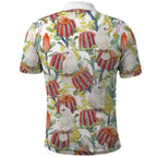 Little Corella Australia Cockatoo Polo Shirt Cacatua Sanguinea Banksia Seamless White - Aussie Hoodie