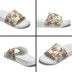 Little Corella Australia Cockatoo Slide Sandals Cacatua Sanguinea Banksia Seamless White - Aussie Hoodie