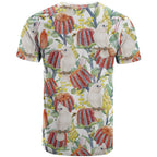 Little Corella Australia Cockatoo T Shirt Cacatua Sanguinea Banksia Seamless White - Aussie Hoodie