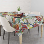 Little Corella Australia Cockatoo Tablecloth Cacatua Sanguinea Banksia Seamless White - Aussie Hoodie