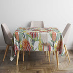 Little Corella Australia Cockatoo Tablecloth Cacatua Sanguinea Banksia Seamless White - Aussie Hoodie