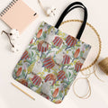Little Corella Australia Cockatoo Tote Bag Cacatua Sanguinea Banksia Seamless White - Aussie Hoodie