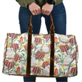 Little Corella Australia Cockatoo Travel Bag Cacatua Sanguinea Banksia Seamless White - Aussie Hoodie