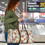Little Corella Australia Cockatoo Travel Bag Cacatua Sanguinea Banksia Seamless White - Aussie Hoodie