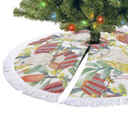 Little Corella Australia Cockatoo Tree Skirt Cacatua Sanguinea Banksia Seamless White - Aussie Hoodie