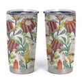 Little Corella Australia Cockatoo Tumbler Cup Cacatua Sanguinea Banksia Seamless White - Aussie Hoodie