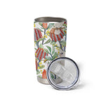Little Corella Australia Cockatoo Tumbler Cup Cacatua Sanguinea Banksia Seamless White - Aussie Hoodie