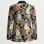 Little Corella Australia Cockatoo Blazer Cacatua Sanguinea Banksia Seamless Black - Aussie Hoodie