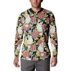 Little Corella Australia Cockatoo Button Sweatshirt Cacatua Sanguinea Banksia Seamless Black - Aussie Hoodie
