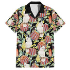 Little Corella Australia Cockatoo Family Matching Long Sleeve Bodycon Dress and Hawaiian Shirt Cacatua Sanguinea Banksia Seamless Black - Aussie Hoodie