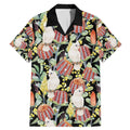 Little Corella Australia Cockatoo Family Matching Mermaid Dress and Hawaiian Shirt Cacatua Sanguinea Banksia Seamless Black - Aussie Hoodie