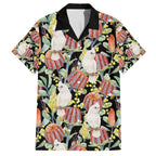 Little Corella Australia Cockatoo Family Matching Tank Maxi Dress and Hawaiian Shirt Cacatua Sanguinea Banksia Seamless Black - Aussie Hoodie