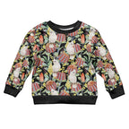 Little Corella Australia Cockatoo Kid Ugly Christmas Sweater Cacatua Sanguinea Banksia Seamless Black - Aussie Hoodie