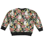 Little Corella Australia Cockatoo Kid Ugly Christmas Sweater Cacatua Sanguinea Banksia Seamless Black - Aussie Hoodie
