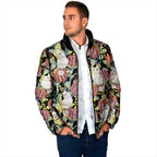 Little Corella Australia Cockatoo Padded Jacket Cacatua Sanguinea Banksia Seamless Black - Aussie Hoodie