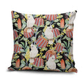 Little Corella Australia Cockatoo Pillow Cover Cacatua Sanguinea Banksia Seamless Black - Aussie Hoodie