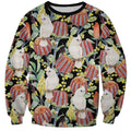 Little Corella Australia Cockatoo Sweatshirt Cacatua Sanguinea Banksia Seamless Black - Aussie Hoodie