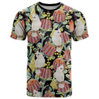 Little Corella Australia Cockatoo T Shirt Cacatua Sanguinea Banksia Seamless Black - Aussie Hoodie