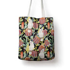 Little Corella Australia Cockatoo Tote Bag Cacatua Sanguinea Banksia Seamless Black - Aussie Hoodie