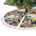 Little Corella Australia Cockatoo Tree Skirt Cacatua Sanguinea Banksia Seamless Black - Aussie Hoodie